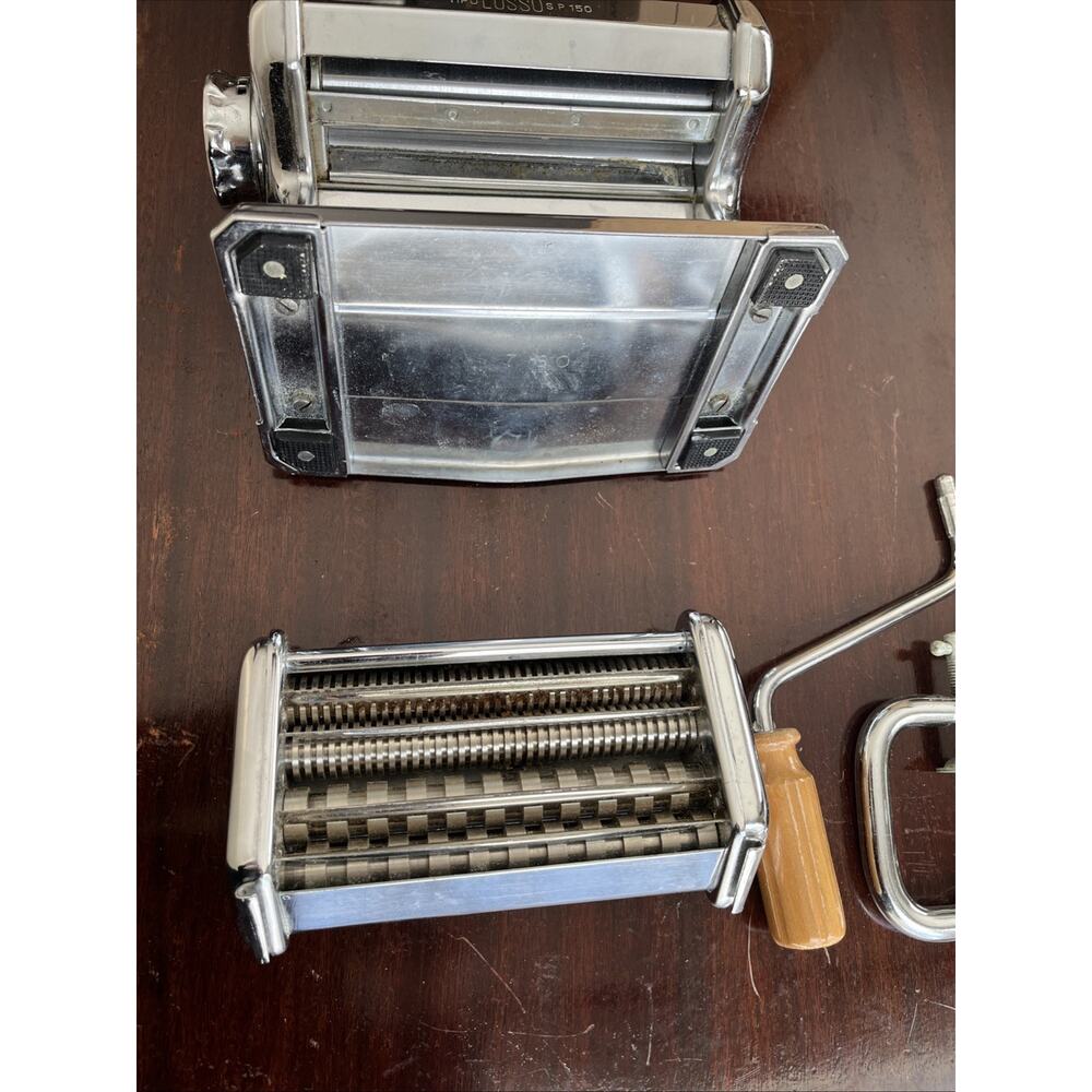 Vintage Imperia Tipo Lusso SP-150 Noodle Pasta Maker Rolling Cutting Attachment - Picture 3 of 4